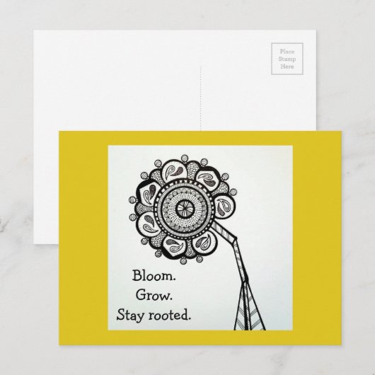 ひまわり葉書 ポストカード (正面/裏面)