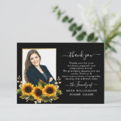 ひまわり葬式サンキューカード サンキューカード (スタンド正面)