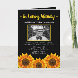 ひまわり葬式プログラム |サービスの順序 プログラム