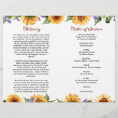 ひまわり葬式プログラム | 送達命令 (裏面)