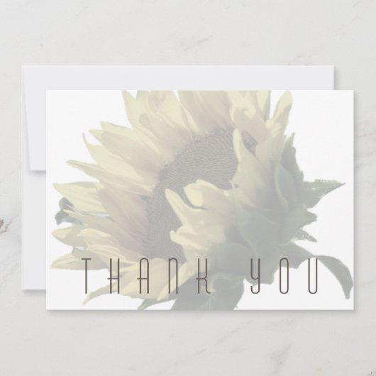 ひまわり葬式 サンキューカード (正面)