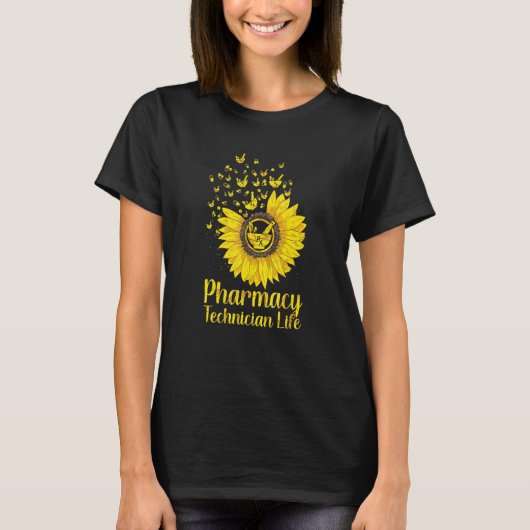 ひまわり薬局の薬剤師生活 Tシャツ (正面)