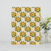 ひまわり蜂スクラップブック紙シート (スタンド正面)