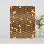 ひまわり蜂ハニカムスクラップブック紙シート (スタンド正面)