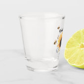 ひまわり蜂フローラ勝者サイコロブンコ ショットグラス (左)