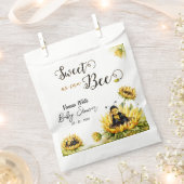 ひまわり蜂フローラ赤ちゃんシャワー フェイバーバッグ (クリップ留めされた状態)
