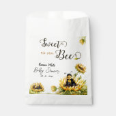 ひまわり蜂フローラ赤ちゃんシャワー フェイバーバッグ (正面)