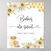 ひまわり蜂ベビーは甘いポスター ポスター (正面)