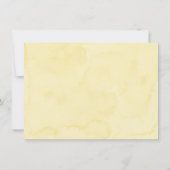 ひまわり蜂ベビーシャワー サンキューカード (裏面)