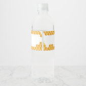 ひまわり蜂ベビーシャワー ペットボトルラベル (裏面)