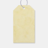 ひまわり蜂蜜ビー赤ちゃんシャワー ギフトタグ (裏面)