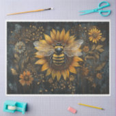 ひまわり蜂 薄葉紙 (クラフト)