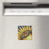 ひまわり蝶アートマグネット マグネット (インサイチュ (食洗機))