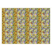 ひまわり蝶テーブルクロス テーブルクロス (正面(横))