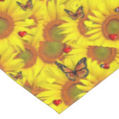 ひまわり蝶ラディバグのテーブルクロス テーブルクロス (アングル)