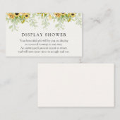 ひまわり表示シャワーエンクロージャカード エンクロージャーカード (正面/裏面)