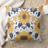 ひまわり装飾用クッションが覆う。 クッション (ブランケット)