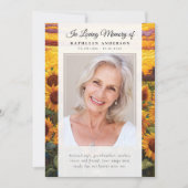 ひまわり記念事業 招待状 (正面)