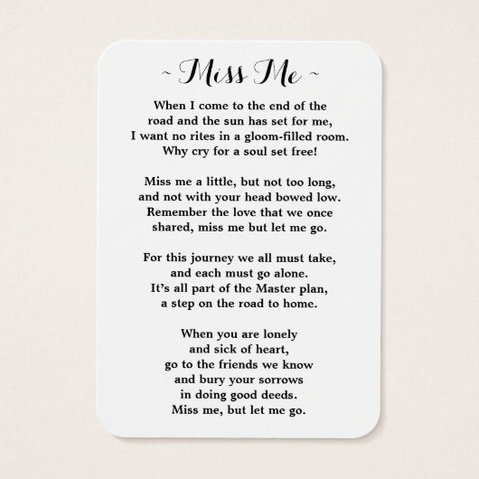 ひまわり記念写真葬式祈りの言葉カード (裏面)