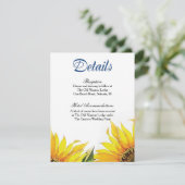 ひまわり詳細カード エンクロージャーカード (スタンド正面)