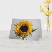 ひまわり誕生日カード カード (黄色い花)