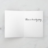 ひまわり誕生日カード カード (内部)