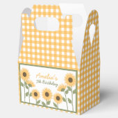 ひまわり誕生日パーティーお気に入りボックス フェイバーボックス (オープン)