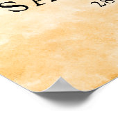 ひまわり誕生日歓迎ポスター ポスター (角)