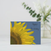 ひまわり誕生日 ポストカード (スタンド正面)