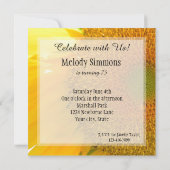 ひまわり誕生日 招待状 (裏面)