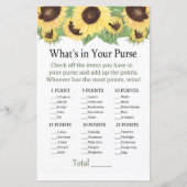 ひまわり財布のゲームの中身 (正面)