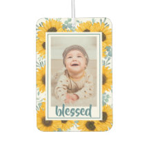 ひまわり賛美の家族の子供の写真