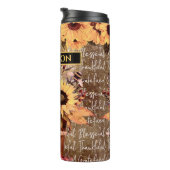 ひまわり賛美の感謝の気持ち タンブラー (回転右)