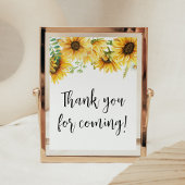 ひまわり赤ちゃんシャワーありがとうござ来う ポスター