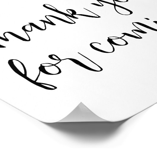 ひまわり赤ちゃんシャワーありがとうござ来う ポスター (角)