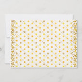 ひまわり赤ちゃんシャワーの招待状 招待状 (裏面)