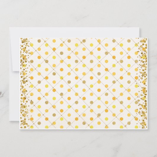 ひまわり赤ちゃんシャワーの招待状 招待状 (裏面)