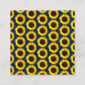 ひまわり赤ちゃんシャワーブックリクエスト囲いカード エンクロージャーカード (裏面)