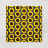 ひまわり赤ちゃんシャワーブックリクエスト囲いカード エンクロージャーカード (裏面)