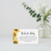 ひまわり赤ちゃんシャワーベビー エンクロージャーカード (スタンド正面)