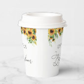 ひまわり赤ちゃんシャワー紙カップ 紙コップ (右)