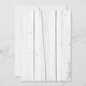 ひまわり赤ちゃんシャワー素朴な幾何学的金ゴールド 招待状 (裏面)