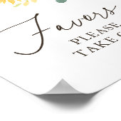 ひまわり赤ちゃんシャワー親善署名 ポスター (角)