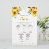 ひまわり赤ちゃんシャワー財布ゲーム中 (スタンド正面)