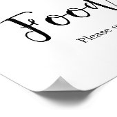 ひまわり赤ちゃんシャワー食品 ポスター (角)