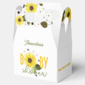 ひまわり赤ちゃんシャワー フェイバーボックス (オープン)