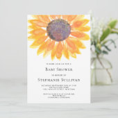 ひまわり赤ちゃんシャワー 招待状 (スタンド正面)