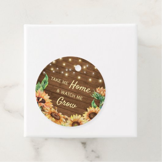 ひまわり赤ちゃん素朴シャワープラントの成長を見る フェイバータグ (インサイチュ)