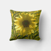 ひまわり輝く枕 クッション (裏面)