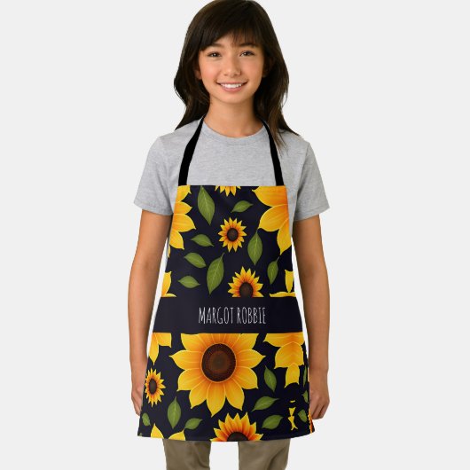 ひまわり農場花柄 エプロン (インサイチュ)